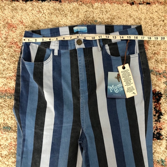 Show Me Your Mumu Berkeley zip up bells in indigo - Picture 5 of 13